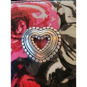 NEW BRIGHTON Travel Jewelry Box Madison Rose Floral Full Zip Hard Case Organizer